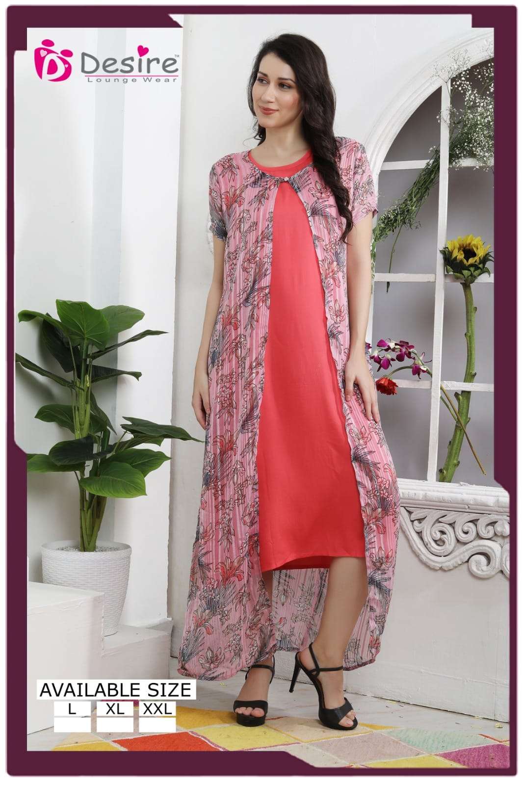 DESIRE PRESENTS NEW NIGHT WEAR NIGHTY DESIGN NO-115