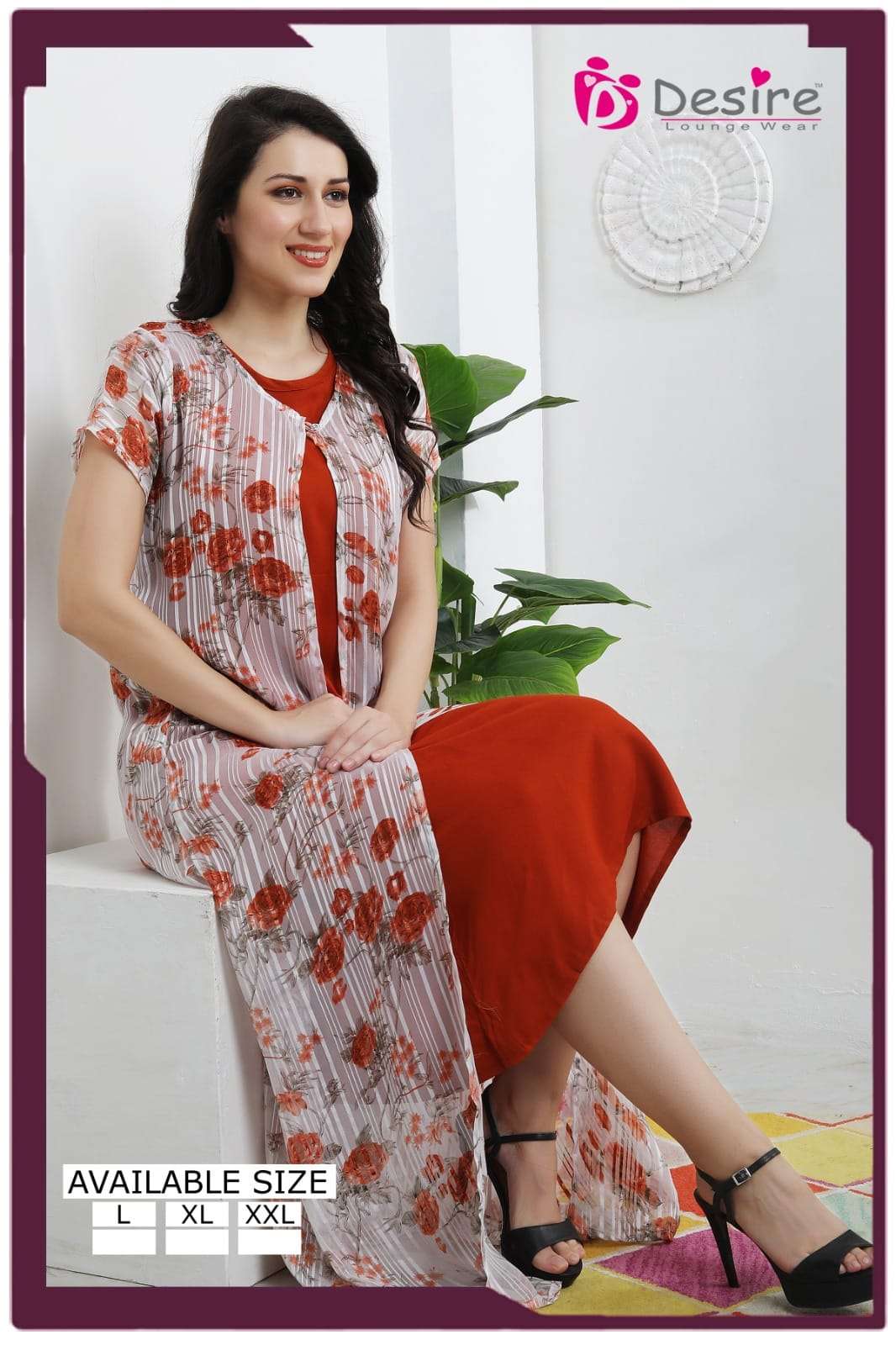 DESIRE PRESENTS NEW NIGHT WEAR NIGHTY DESIGN NO-118