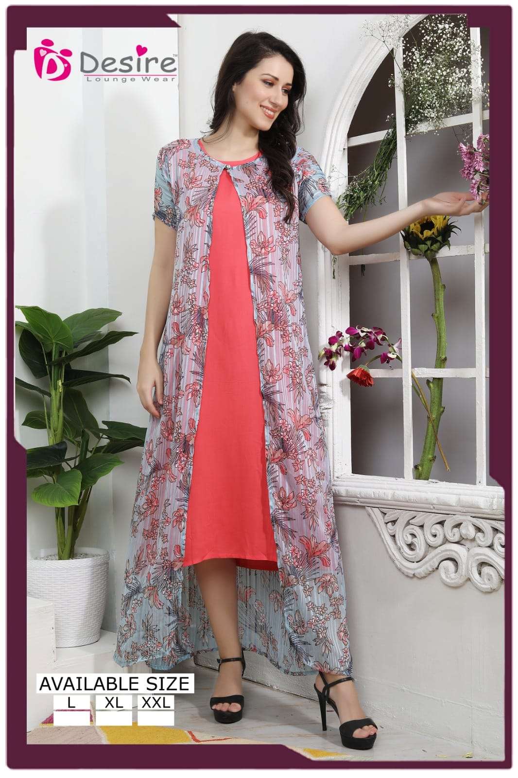 DESIRE PRESENTS NEW NIGHT WEAR NIGHTY DESIGN NO-120