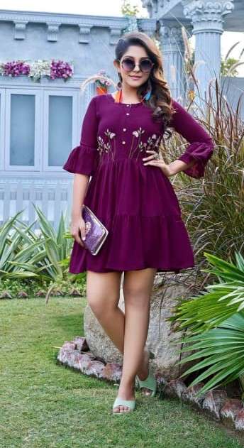 INSTA GIRL Western Wear Fancy Shorties 1006