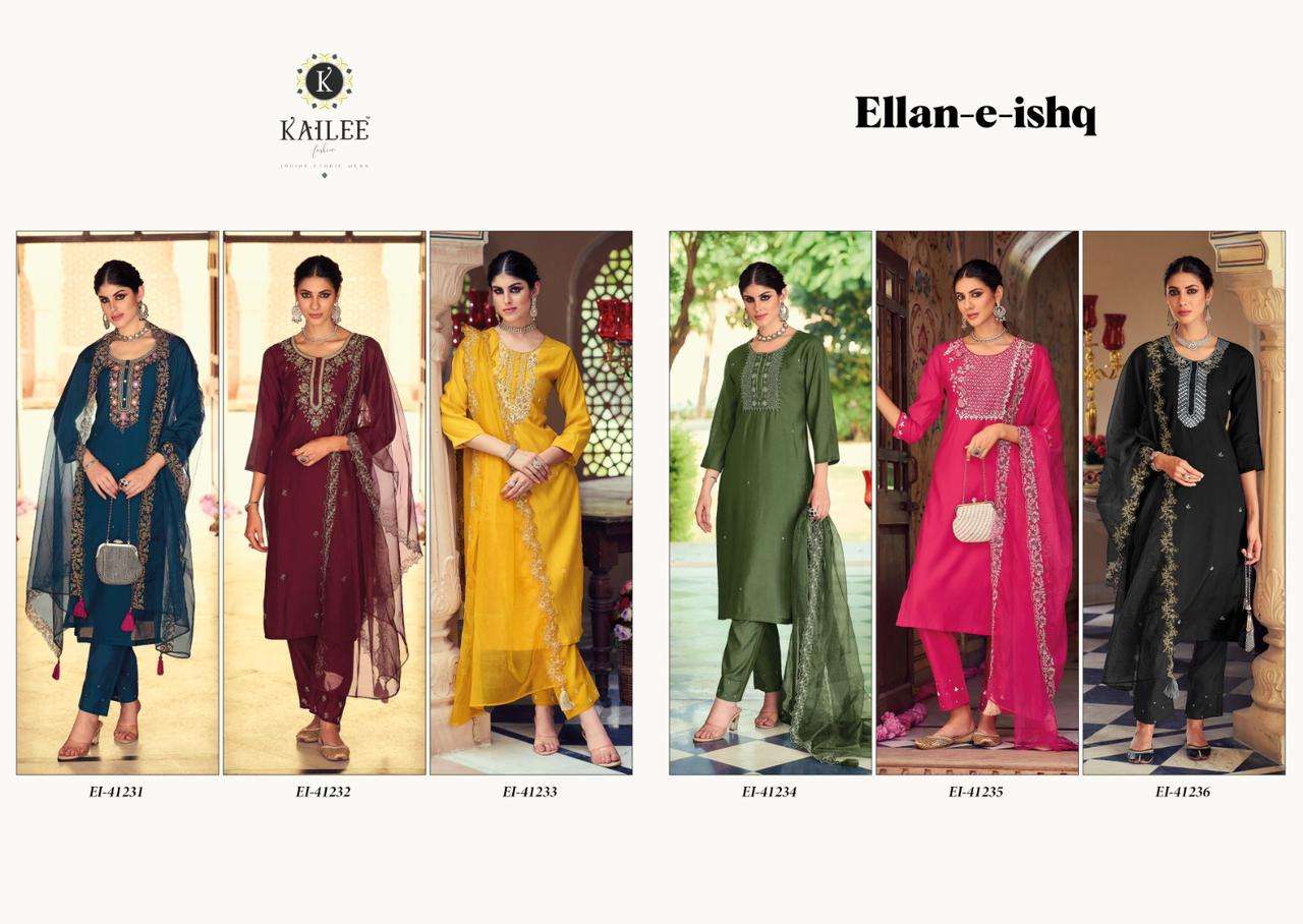 KAILEE FASHION PRESENTS NEW CATALOUGE ELLAN E ISHQ DESIGN NO-41233
