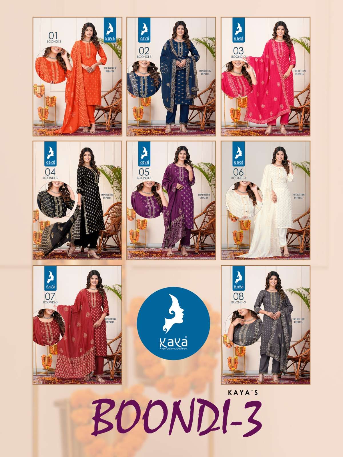 KAYA KURTI PRESENTS NEW CATALOUGE BOONDI VOL-3