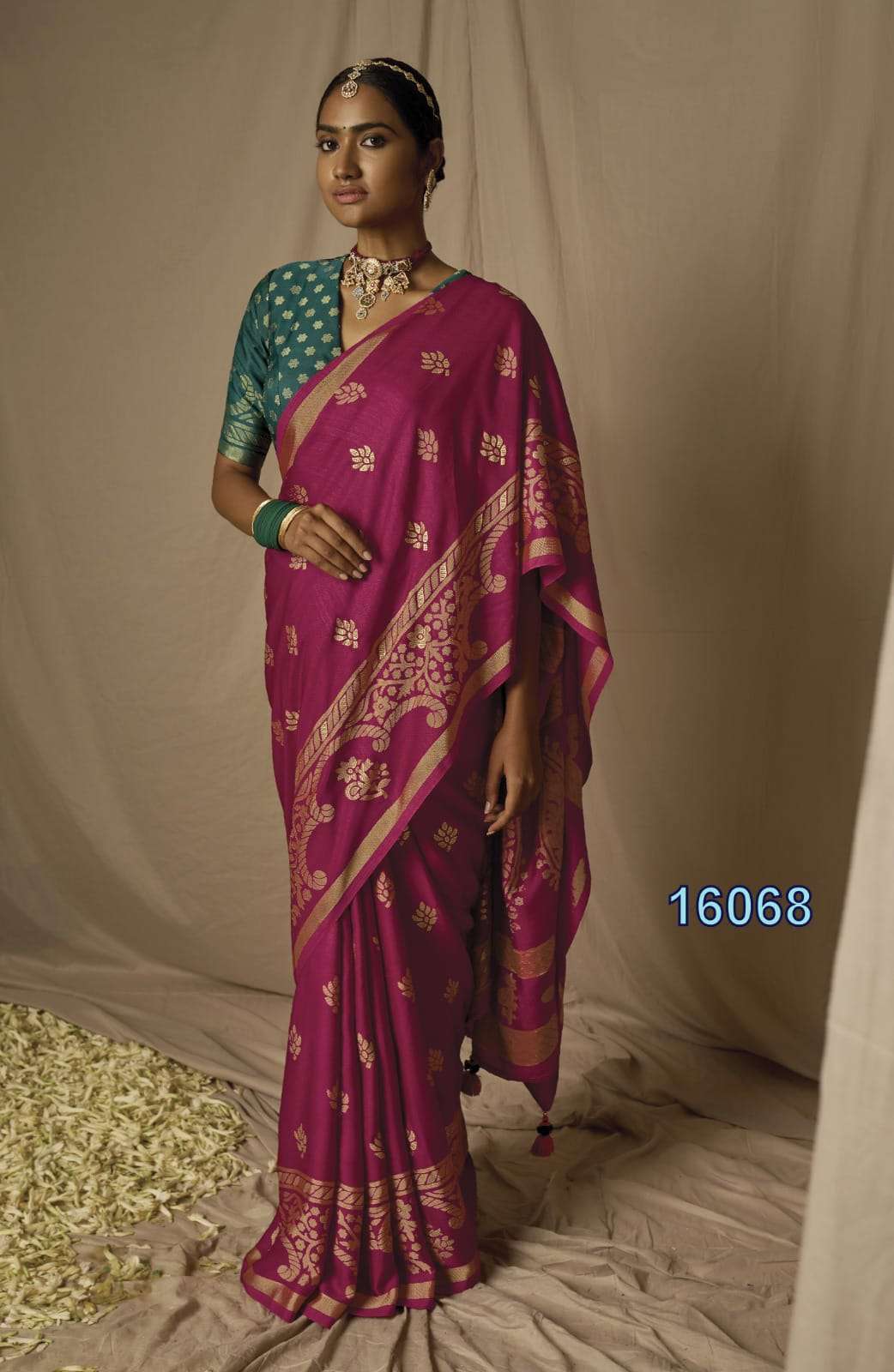 KIMORA PRESENTS NEW CATALOUGE MEERA SOFT SILK DESIGN NO-16068