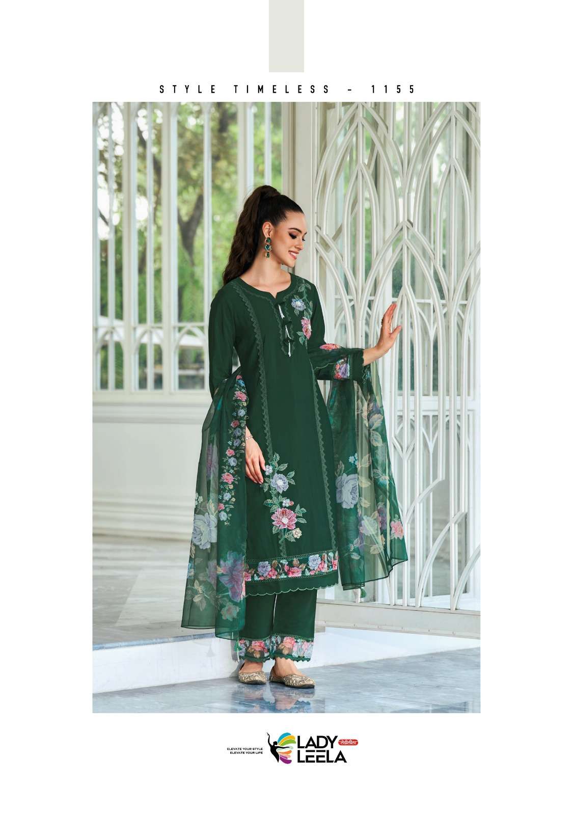 LADY LEELA PRESENTS NEW CATALOUGE IBADAT-2 DESIGN NO-1155