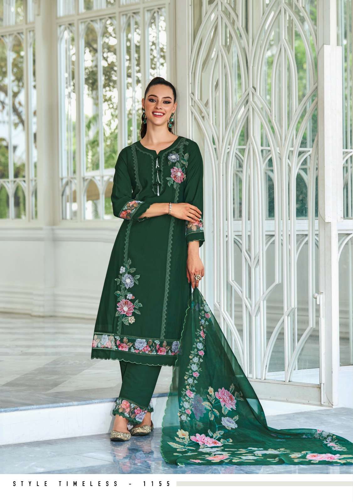 LADY LEELA PRESENTS NEW CATALOUGE IBADAT-2 DESIGN NO-1155