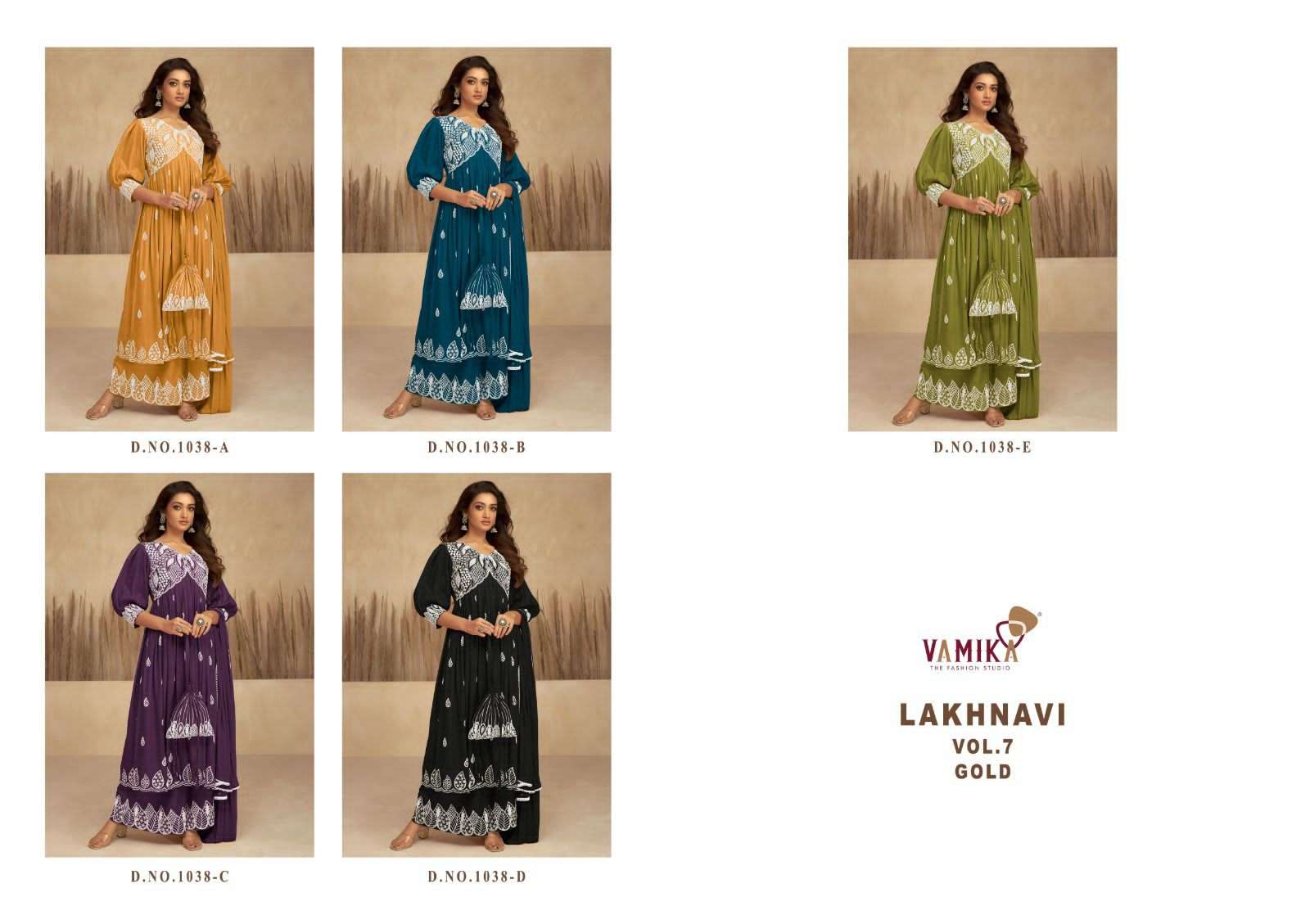 LAKHNAVI VOL:-7 GOLD CATALOUGE BY VAMIKA 