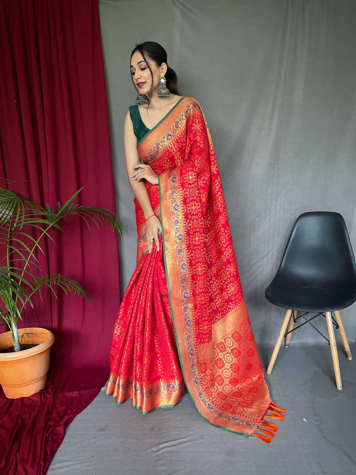 LUCACCI DESIGNER LAUNCH NEW CATALOUGE BANDHEJ PATOLA DESIGN NO-556