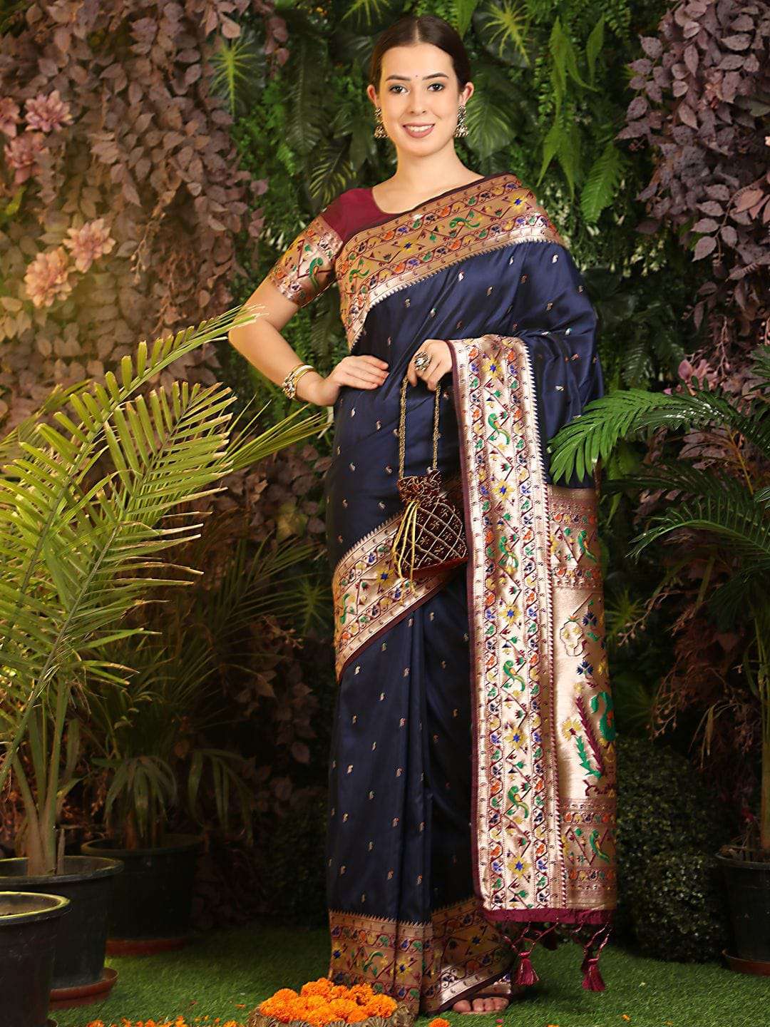 LUCACCI DESIGNER LAUNCH NEW CATALOUGE PURE PAITHANI DESIGN.NO-1004