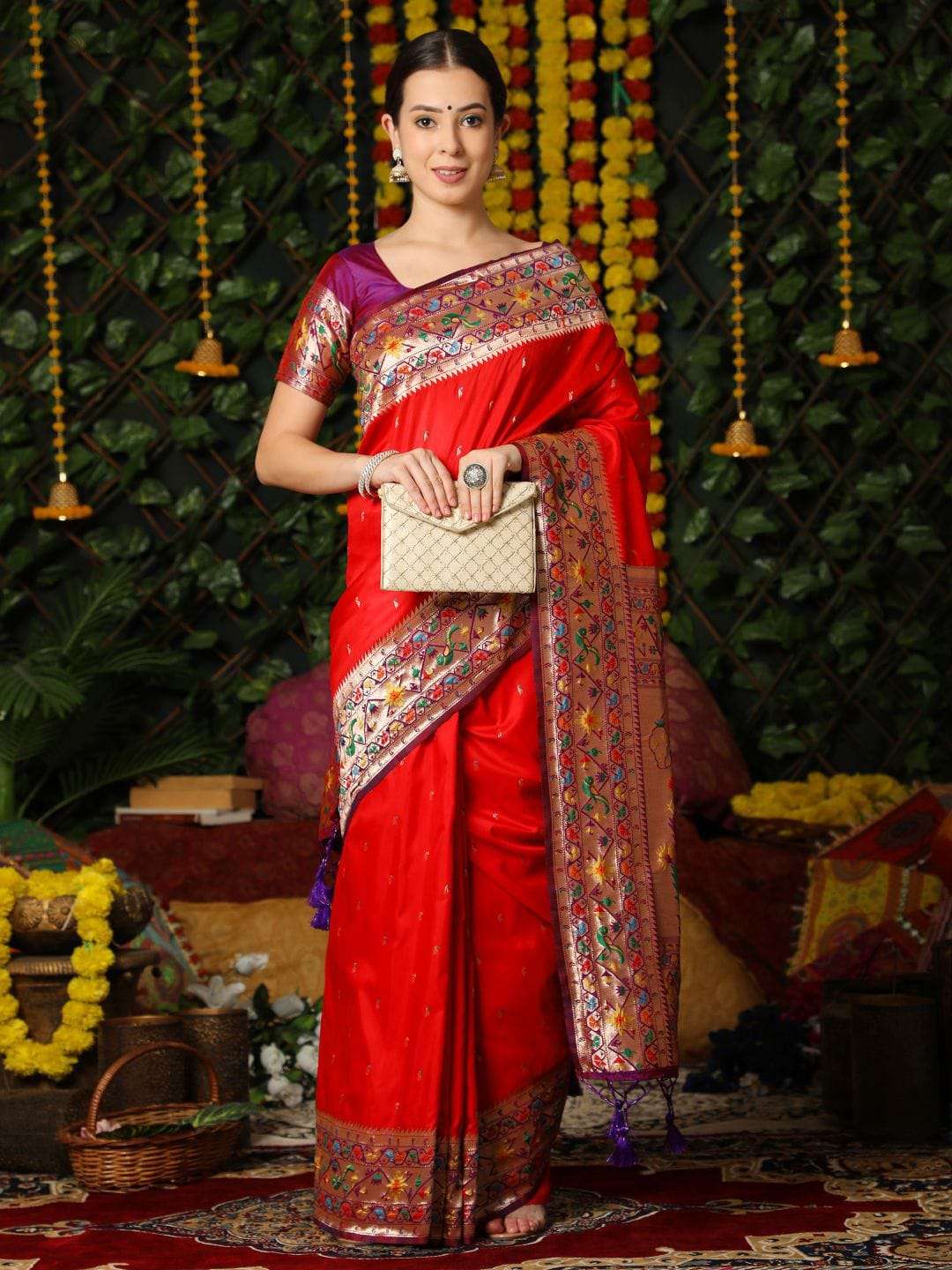 LUCACCI DESIGNER LAUNCH NEW CATALOUGE PURE PAITHANI DESIGN.NO-1008