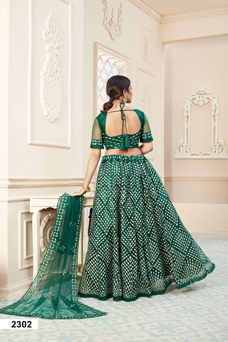 LUCACCI DESIGNER PRESENTS NEW CATALOUGE LIHAAZ VOL – 01  GREEN COLOUR 
