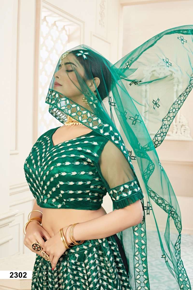 LUCACCI DESIGNER PRESENTS NEW CATALOUGE LIHAAZ VOL – 01  GREEN COLOUR 