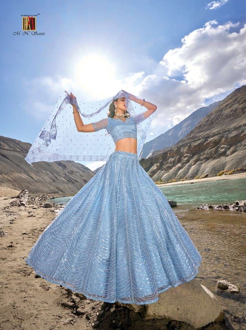 M.N. PRESENTS NEW CATALOUGE GIRLISH LAHENGA D.NO-7403