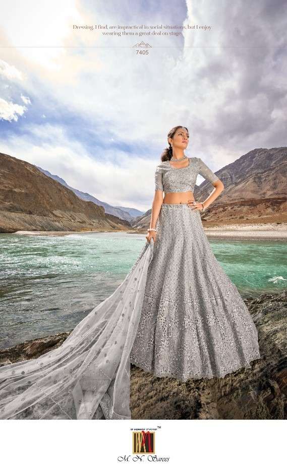 M.N. PRESENTS NEW CATALOUGE GIRLISH LAHENGA D.NO-7405