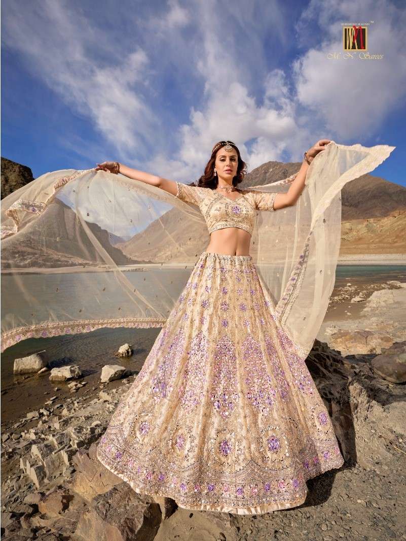 M.N. PRESENTS NEW CATALOUGE GIRLISH LAHENGA D.NO-7406