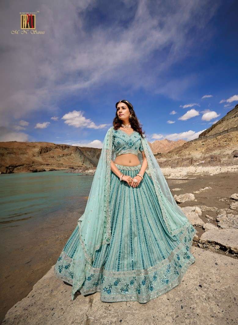 M.N. PRESENTS NEW CATALOUGE GIRLISH LAHENGA D.NO-7408