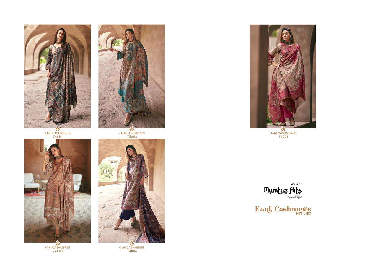 MUMTAZ ARTS PRESENTS NEW CATALOUGE KANI CASHMERE HITLIST 