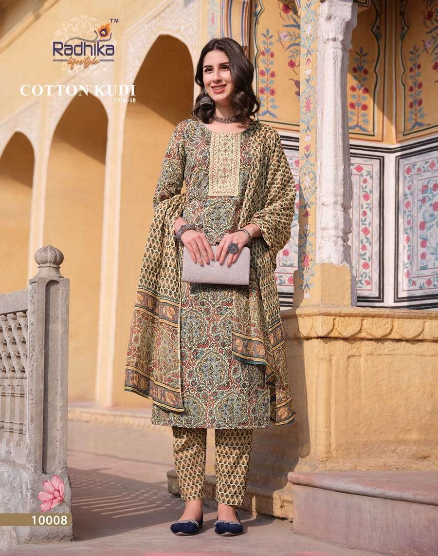 RADHIKA LIFESTYLE PRESENTS NEW CATALOUGE COTTON KUDI VOL-10