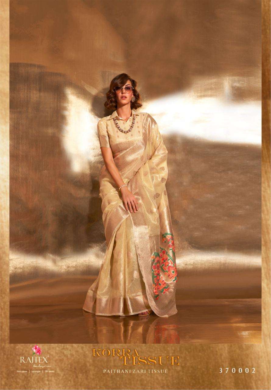 RAJ TEX LAUNCH NEW CATALOUGE KORRA SILK D.NO-370002