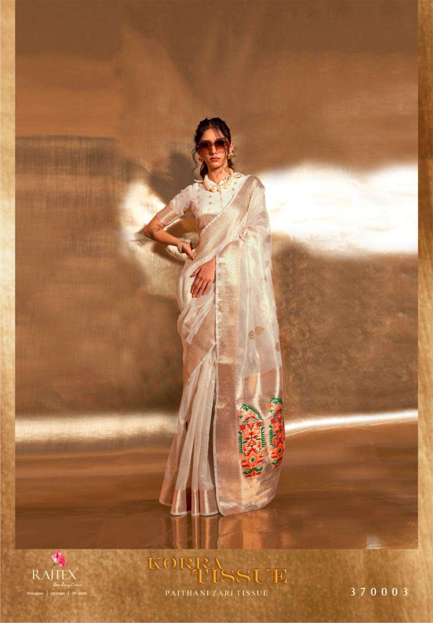 RAJ TEX LAUNCH NEW CATALOUGE KORRA SILK D.NO-370003