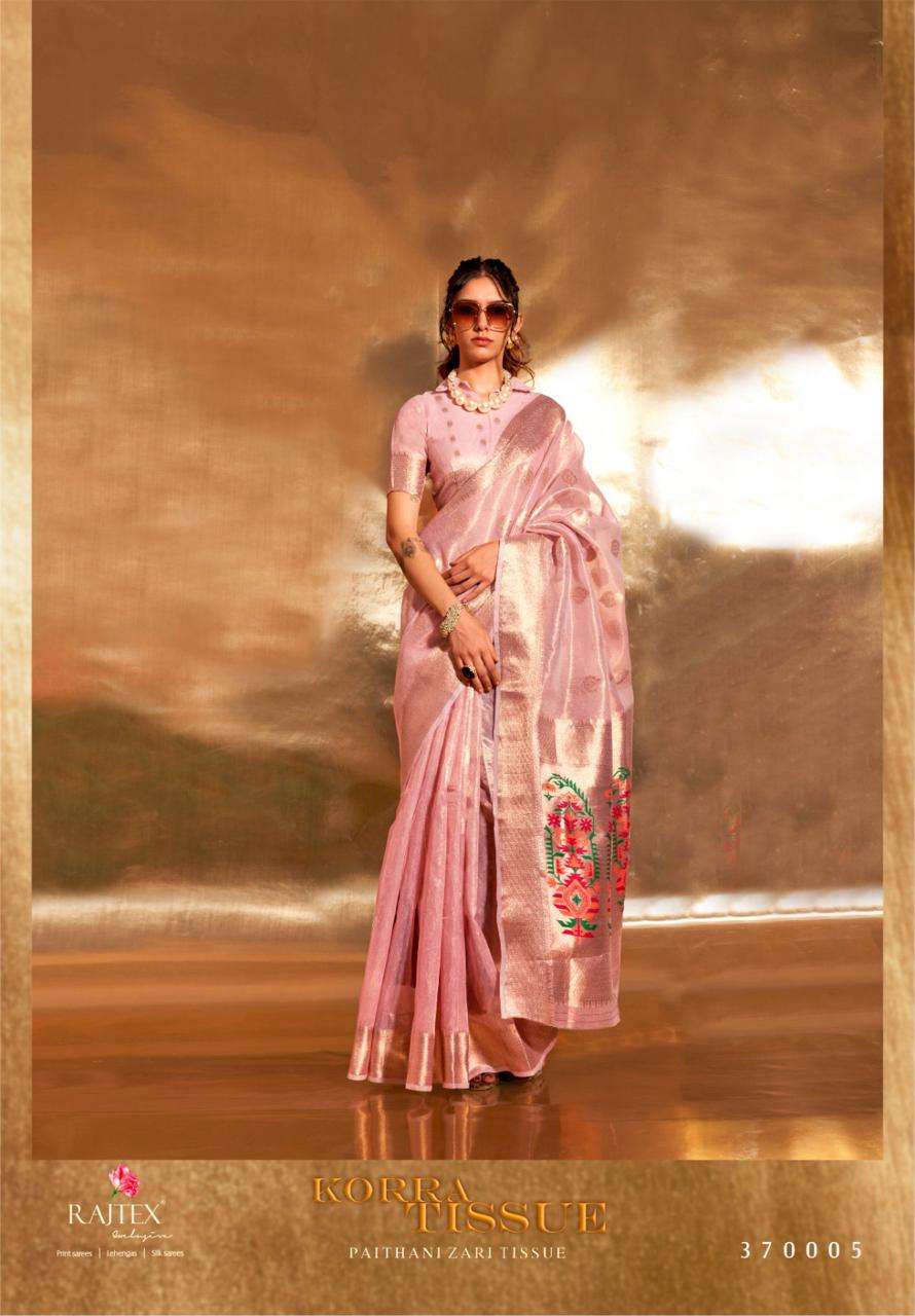 RAJ TEX LAUNCH NEW CATALOUGE KORRA SILK D.NO-370005
