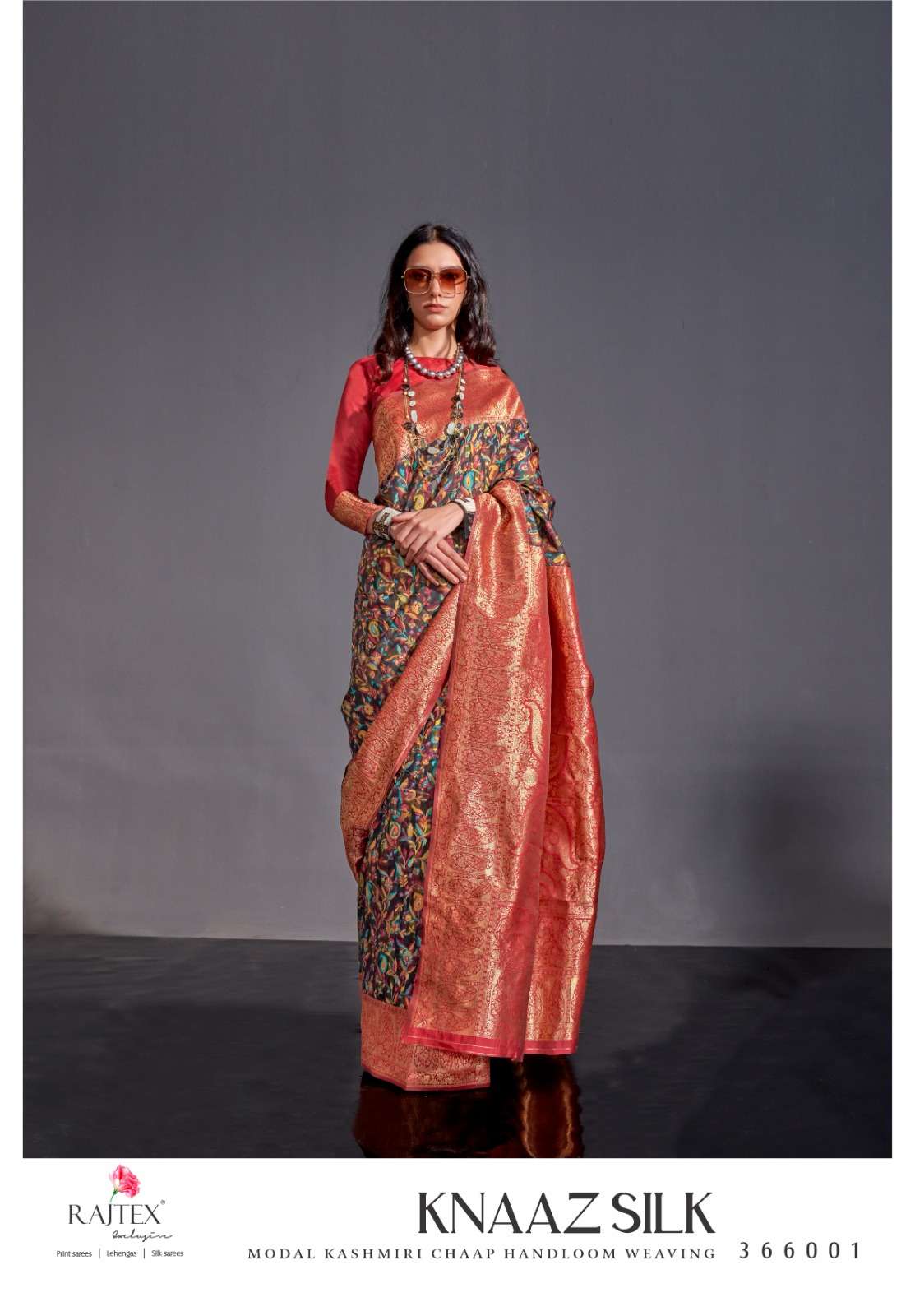 RAJ TEX PRESENTS NEW CATALOUGE KNAAZ SILK DESIGN NO-366002
