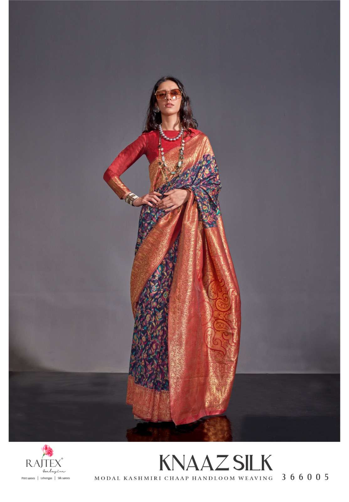 RAJ TEX PRESENTS NEW CATALOUGE KNAAZ SILK DESIGN NO-366005