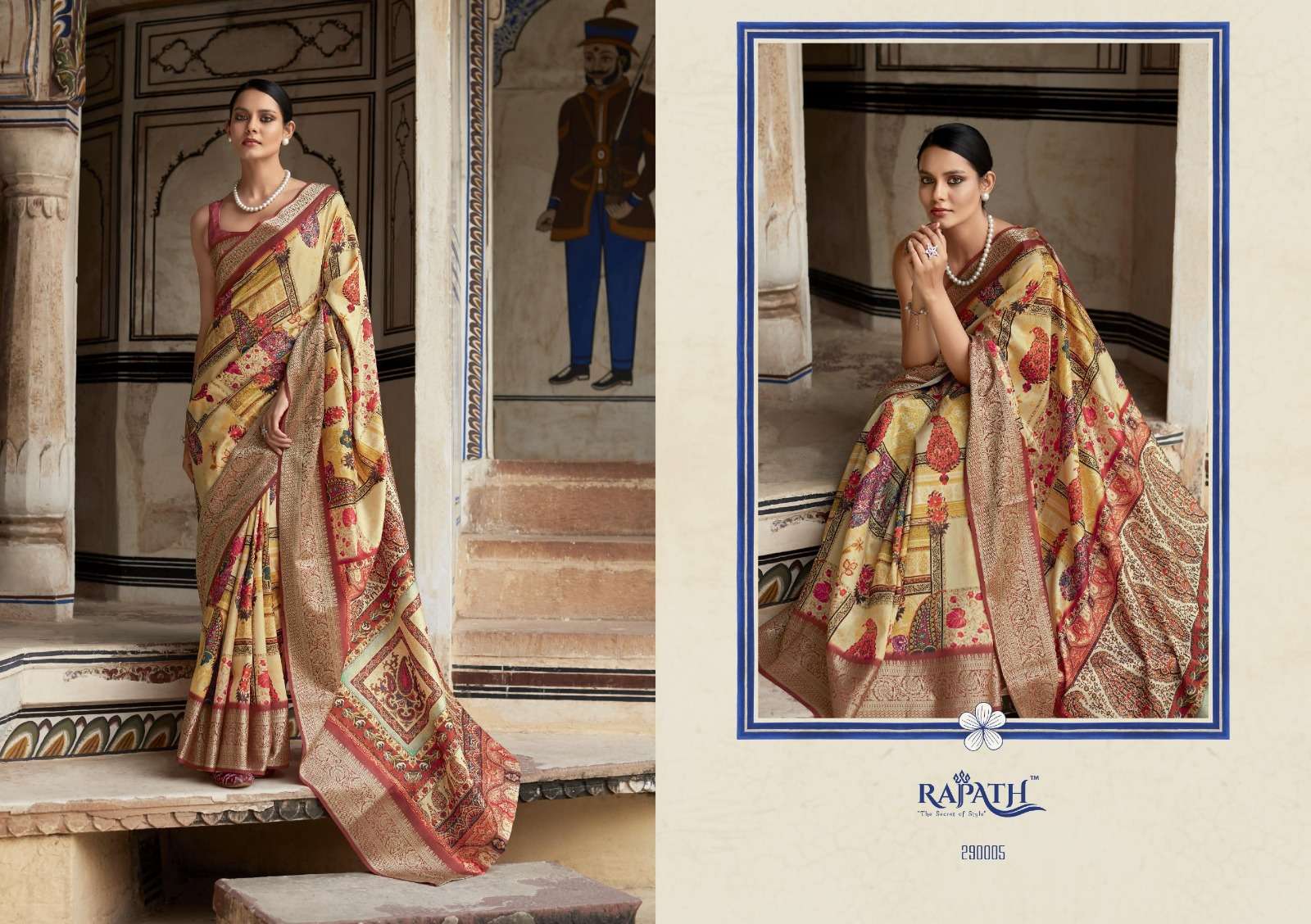 RAJPATH BRAND PRESENTS NEW CATALOUGE : SARRIA SILK DESIGN NO-290005