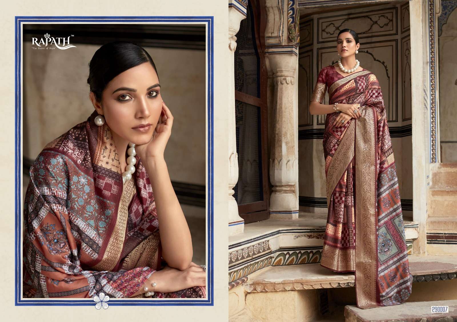 RAJPATH BRAND PRESENTS NEW CATALOUGE : SARRIA SILK DESIGN NO-290007