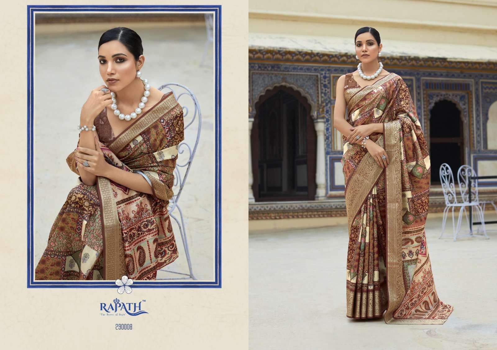 RAJPATH BRAND PRESENTS NEW CATALOUGE : SARRIA SILK DESIGN NO-290008