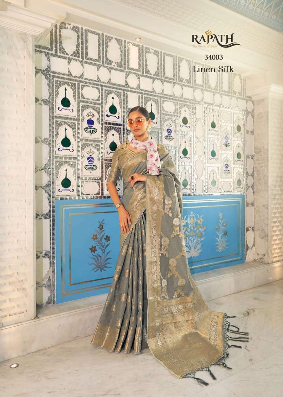 RAJPATH PRESENTS NEW CATALOUGE ALLIN LINEN DESIGN NO-34003