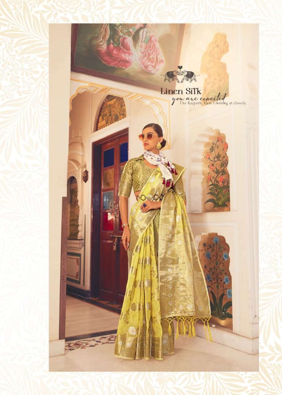 RAJPATH PRESENTS NEW CATALOUGE ALLIN LINEN DESIGN NO-34006