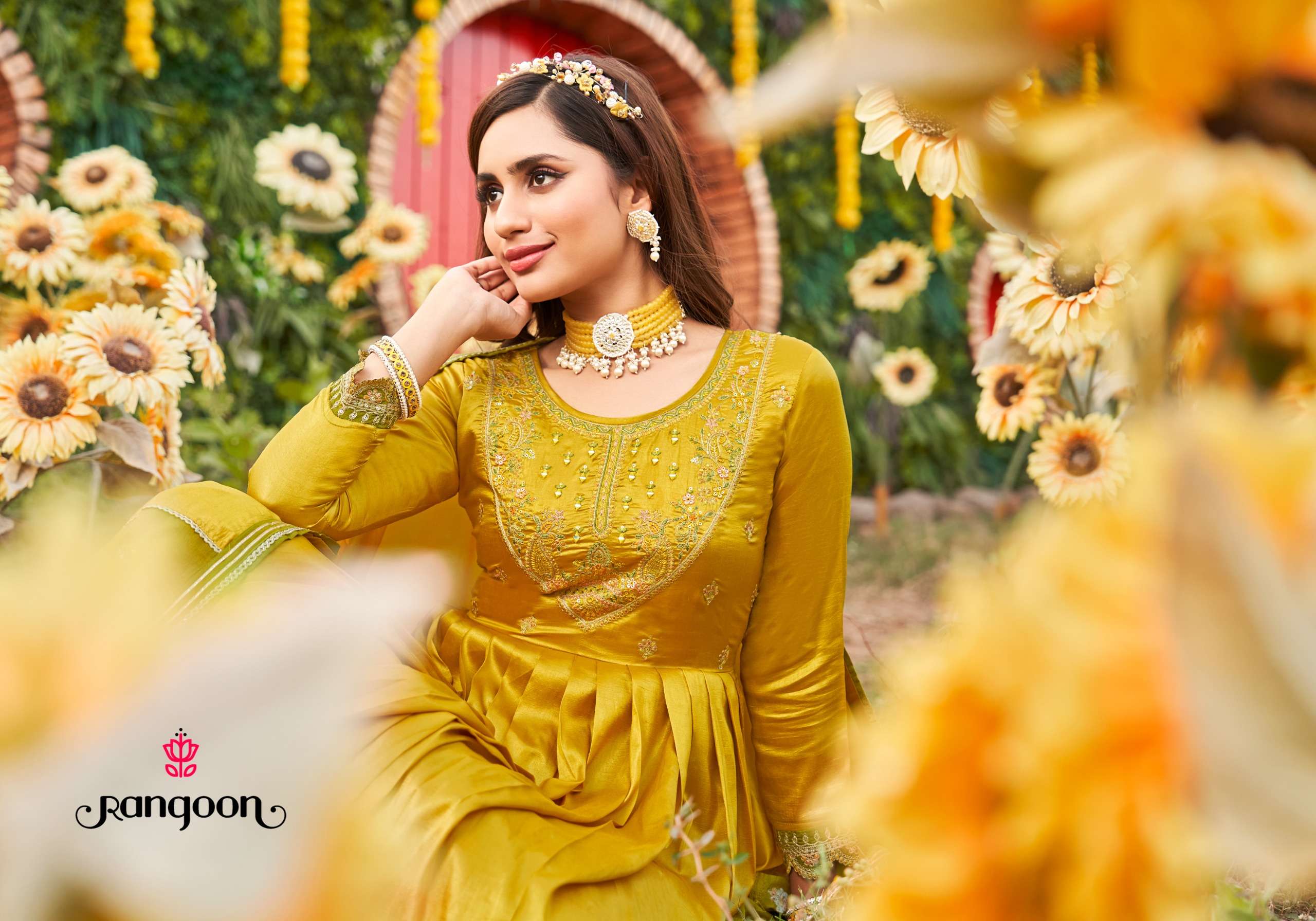 Haldi mehndi dresses best sale