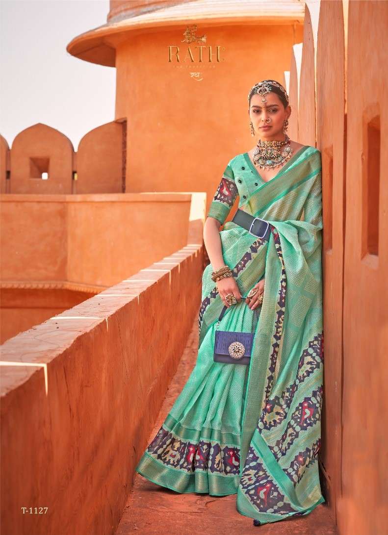 RATH BRAND LAUNCH NEW CATALOUGE MRUGNAYANI DESIGN NO- T-1127