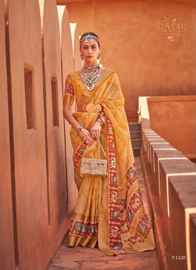 RATH BRAND LAUNCH NEW CATALOUGE MRUGNAYANI DESIGN NO- T-1128