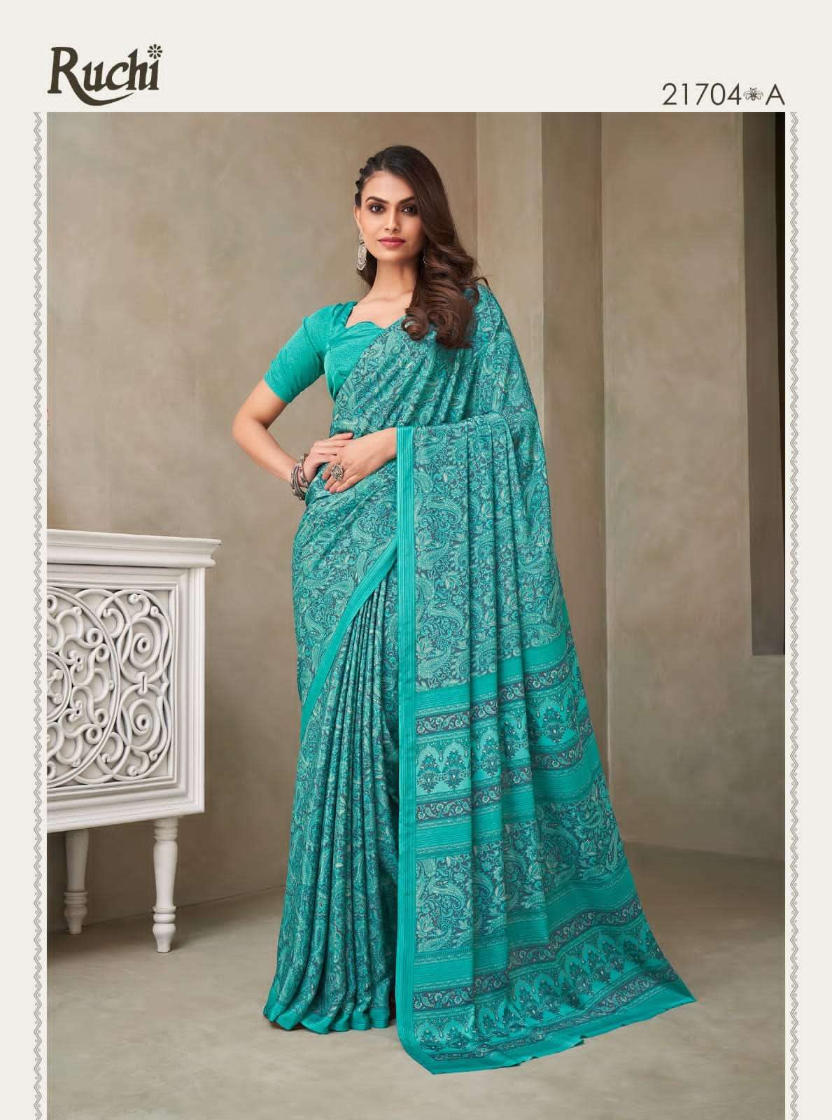 RUCHI BRAND PRESENTS NEW CATALOUGE VIVANTA SILK 18 DESIGN NO-21704 A