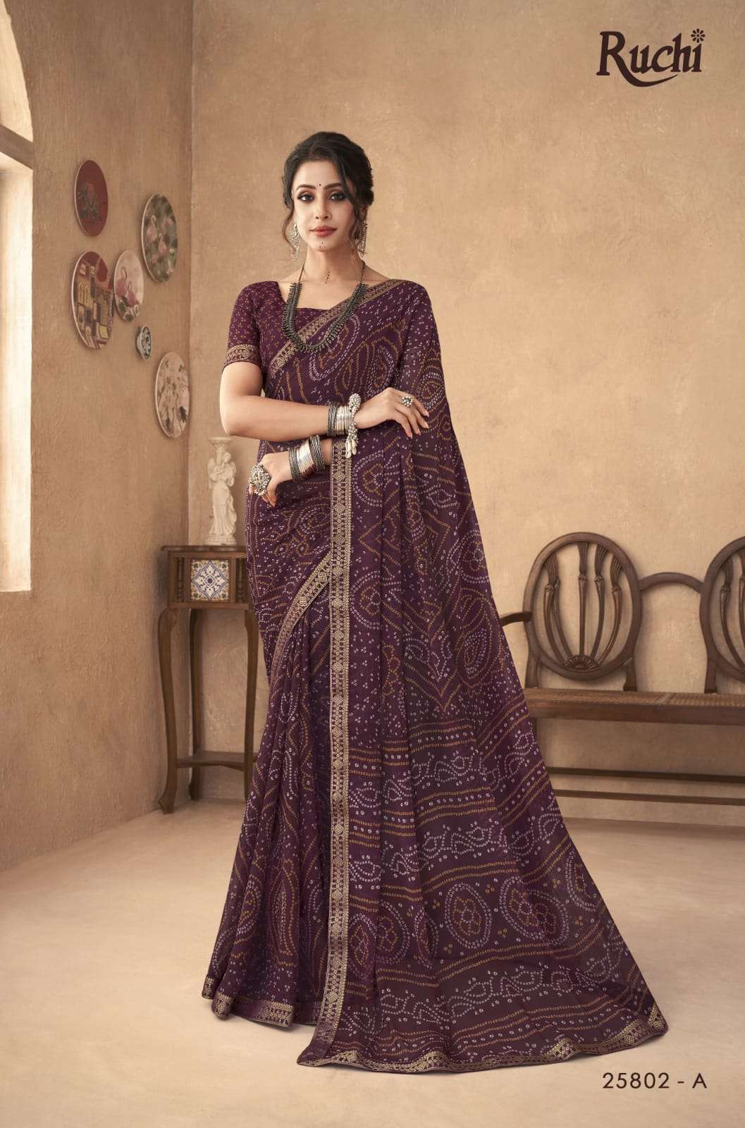 RUCHI PRESENTS NEW CATALOUGE SIMAYA 18 DESIGN NO-25802 A