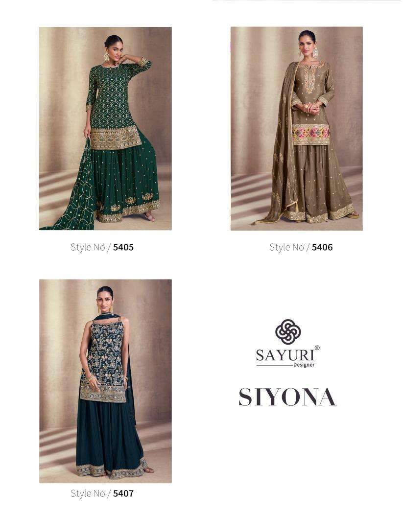 SAYURI DESIGNER PRESENTS NEW CATALOUGE SIYONA 