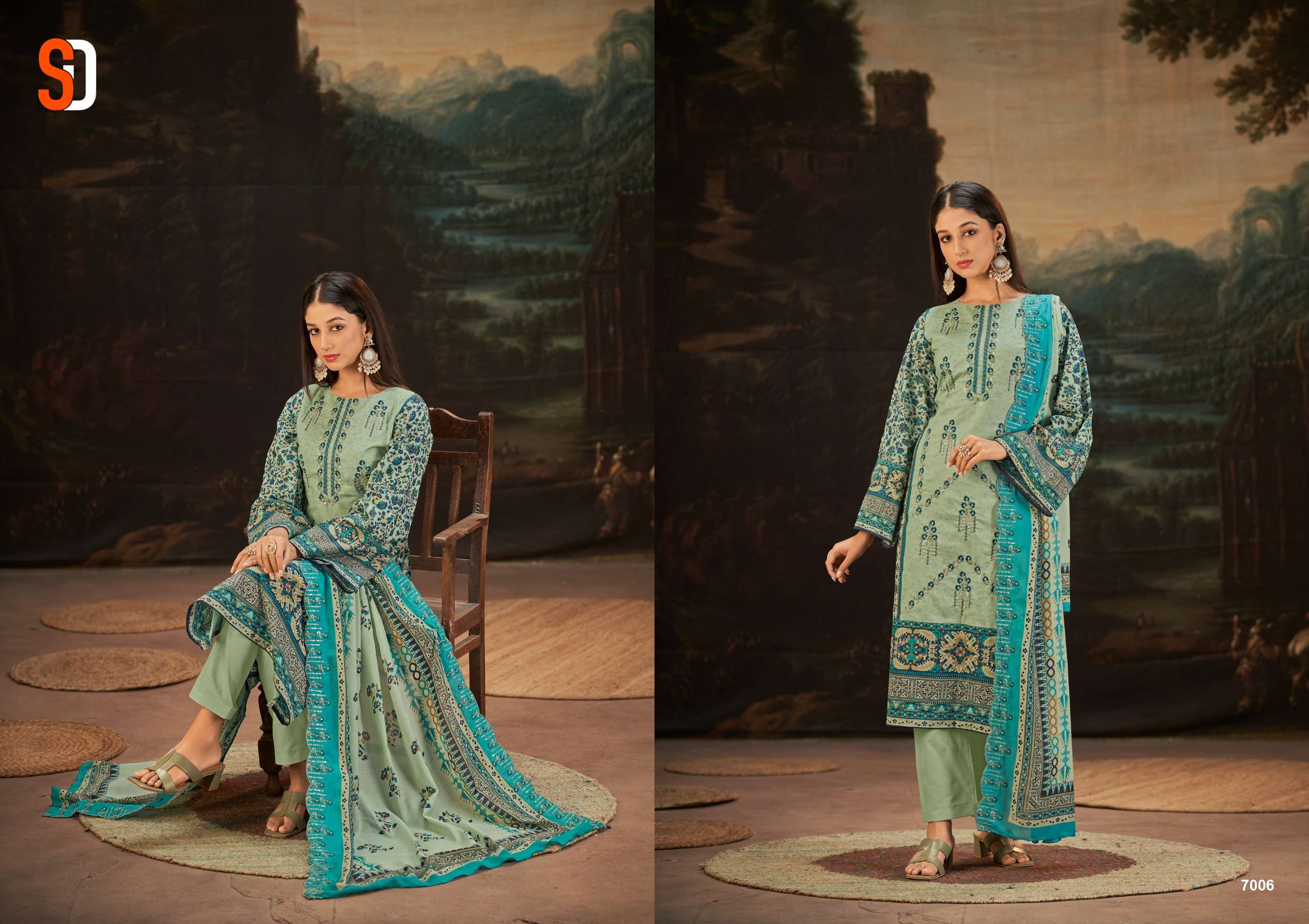  SHARDDHA DESIGNER PRESENTS NEW CATALOUGE BIN SAEED VOL-7    