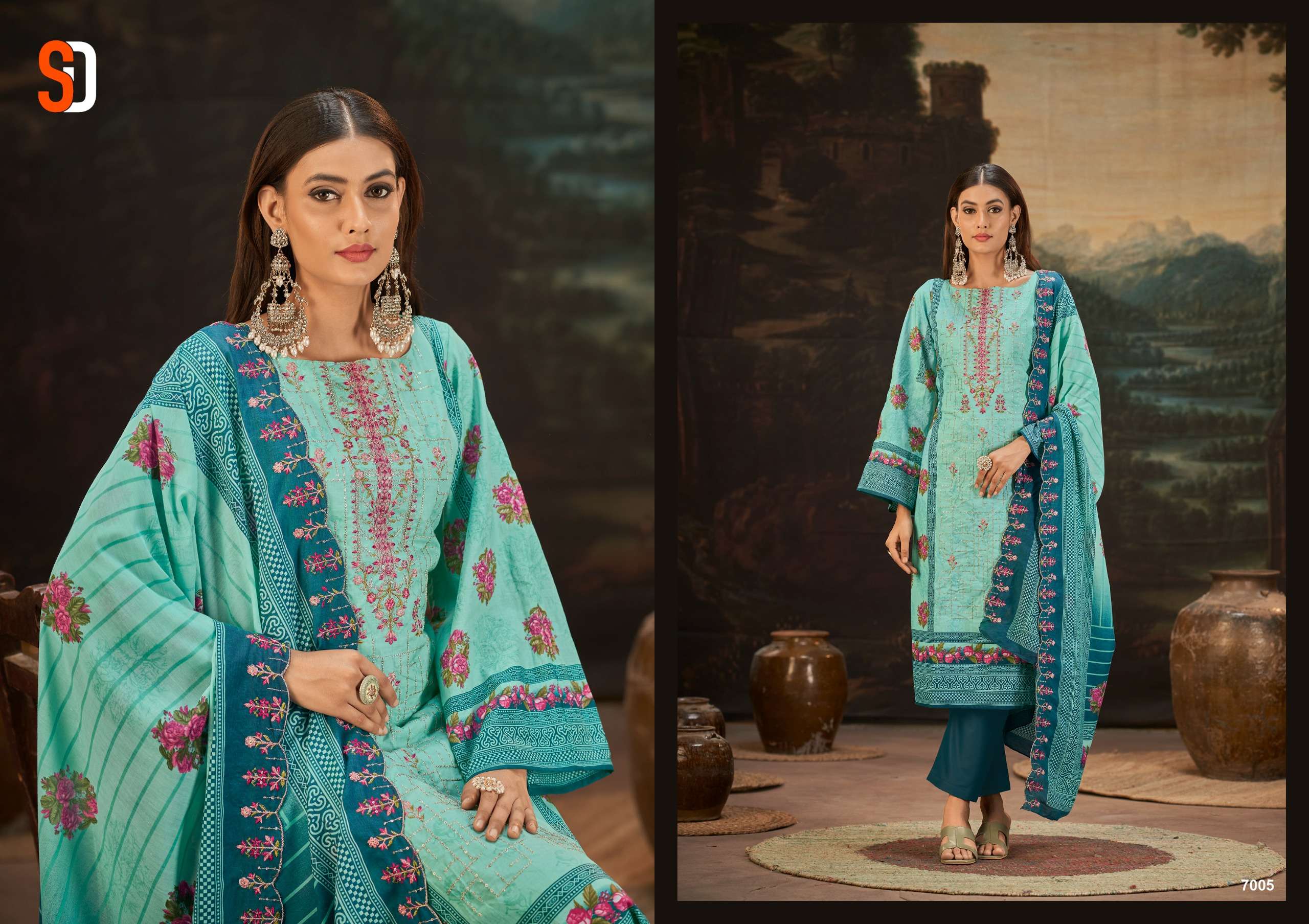  SHARDDHA DESIGNER PRESENTS NEW CATALOUGE BIN SAEED VOL-7    