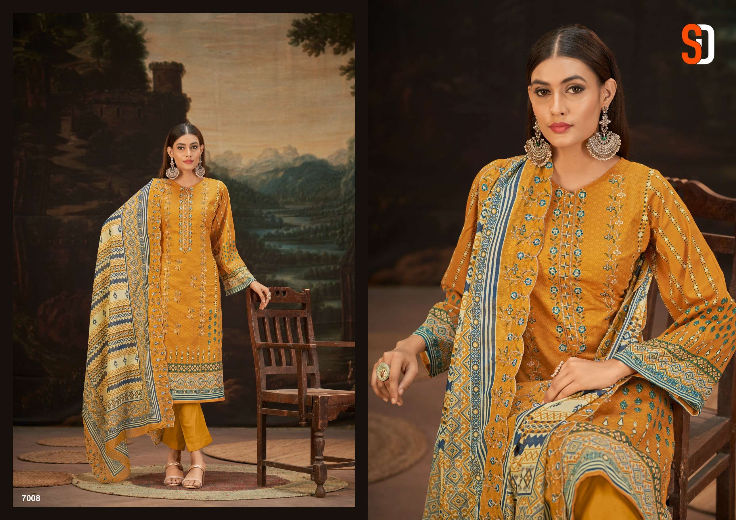  SHARDDHA DESIGNER PRESENTS NEW CATALOUGE BIN SAEED VOL-7    