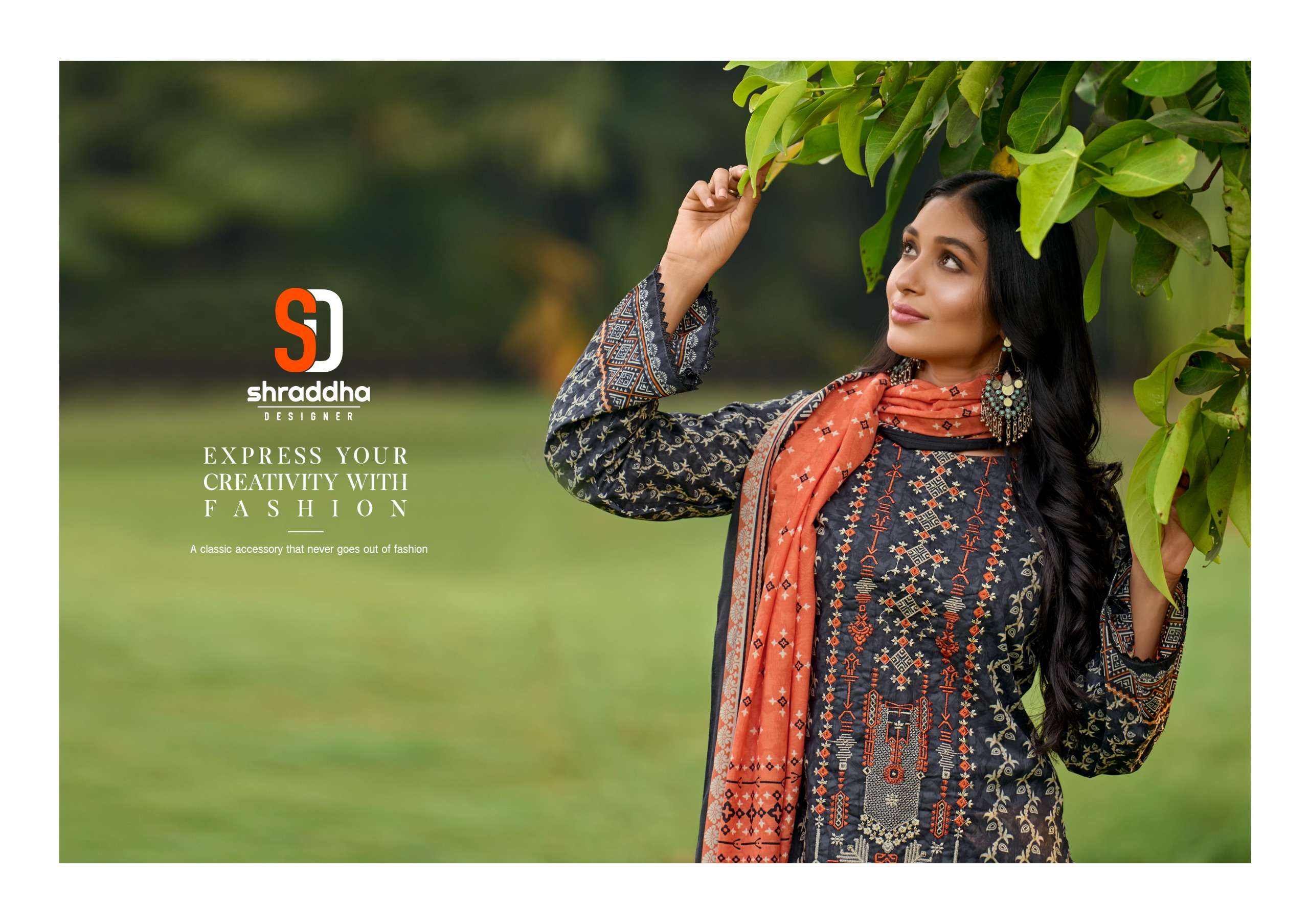 SHRADDHA DESIGNER LAUNCH NEW CATALOUGE BIN SAEED VOL-6    