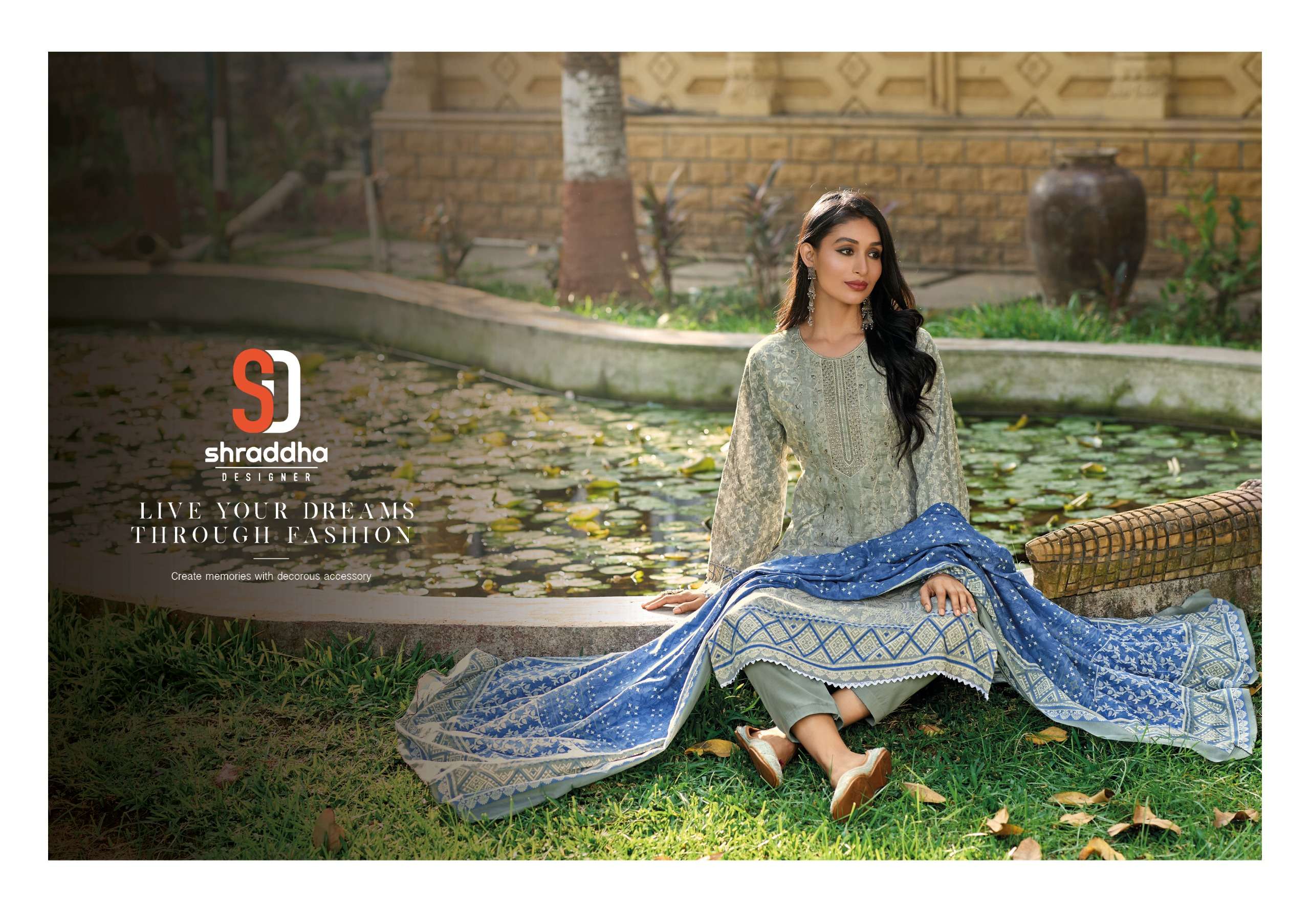 SHRADDHA DESIGNER LAUNCH NEW CATALOUGE BIN SAEED VOL-6    