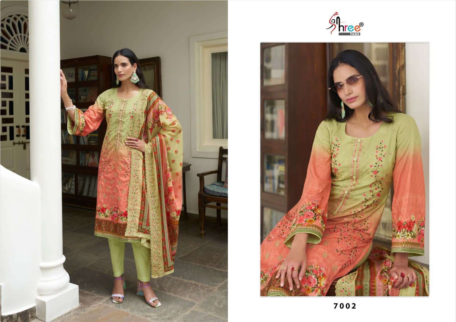 SHREE FABS LAUNCH NEW CATALOUGE  BIN SAHEED LAWN COLLECTION VOL 7
