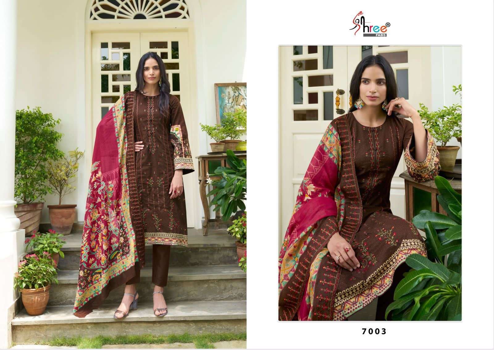 SHREE FABS LAUNCH NEW CATALOUGE  BIN SAHEED LAWN COLLECTION VOL 7