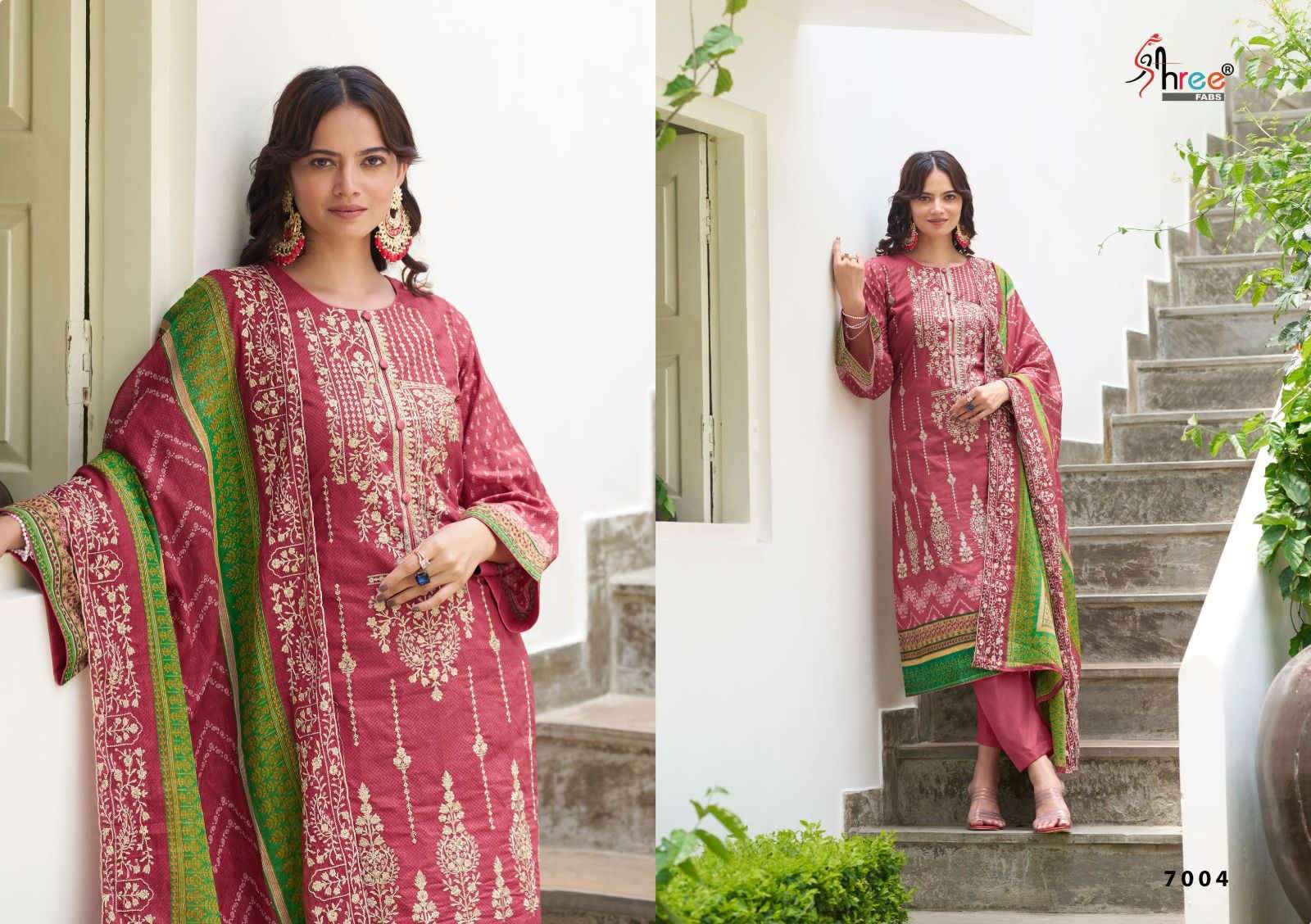 SHREE FABS LAUNCH NEW CATALOUGE  BIN SAHEED LAWN COLLECTION VOL 7