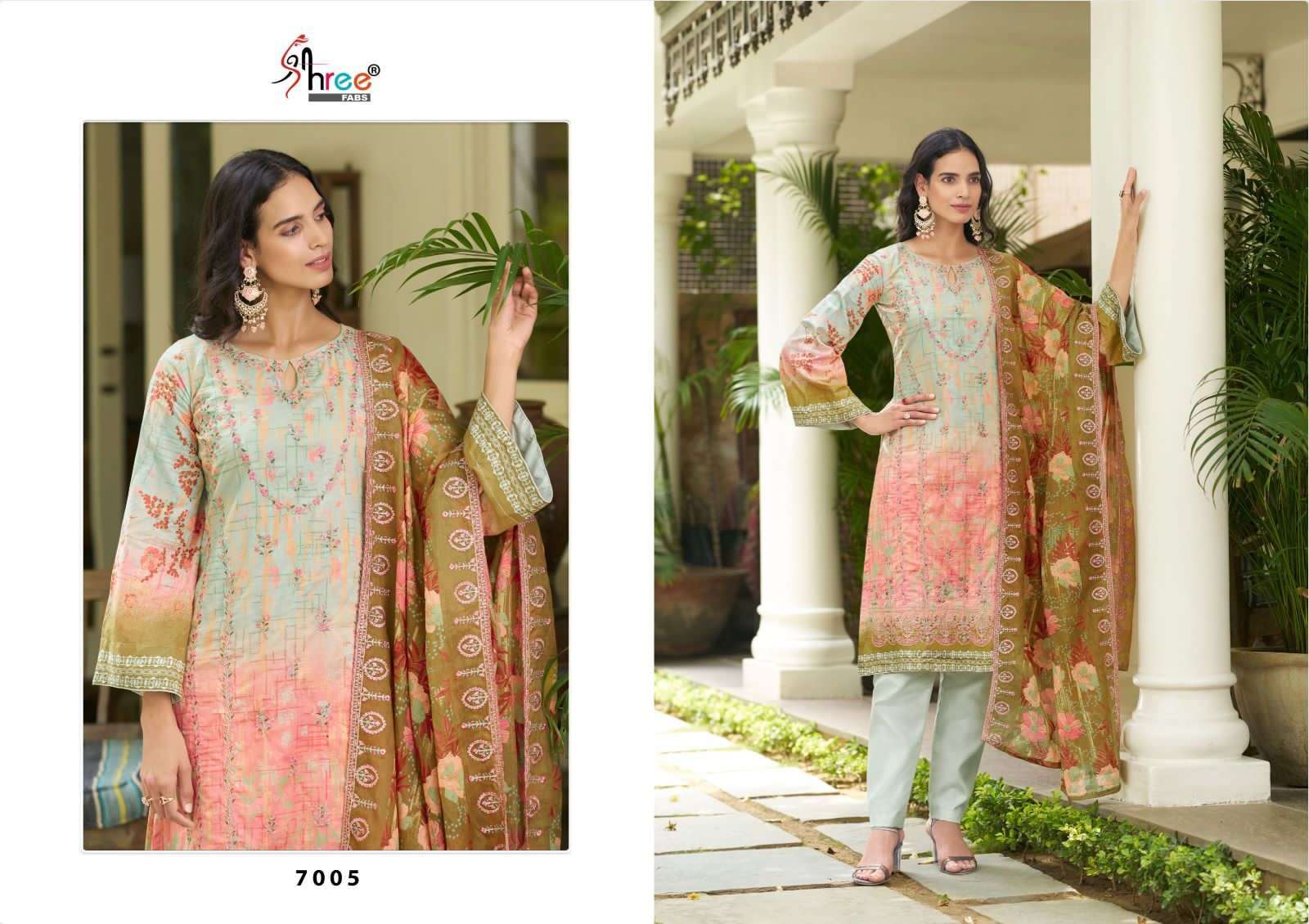SHREE FABS LAUNCH NEW CATALOUGE  BIN SAHEED LAWN COLLECTION VOL 7