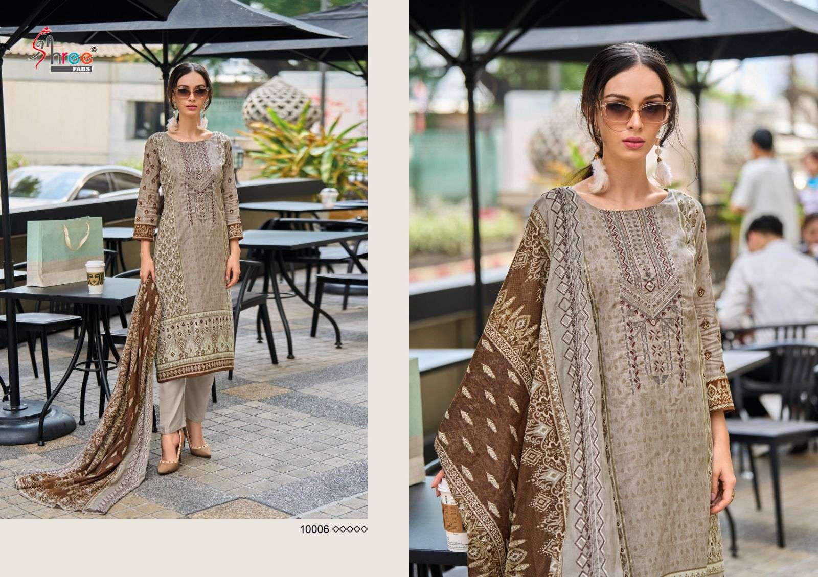 SHREE FABS PRESENTS NEW CATALOUGE BIN SAEED  LAWN COLLECTION VOL 10