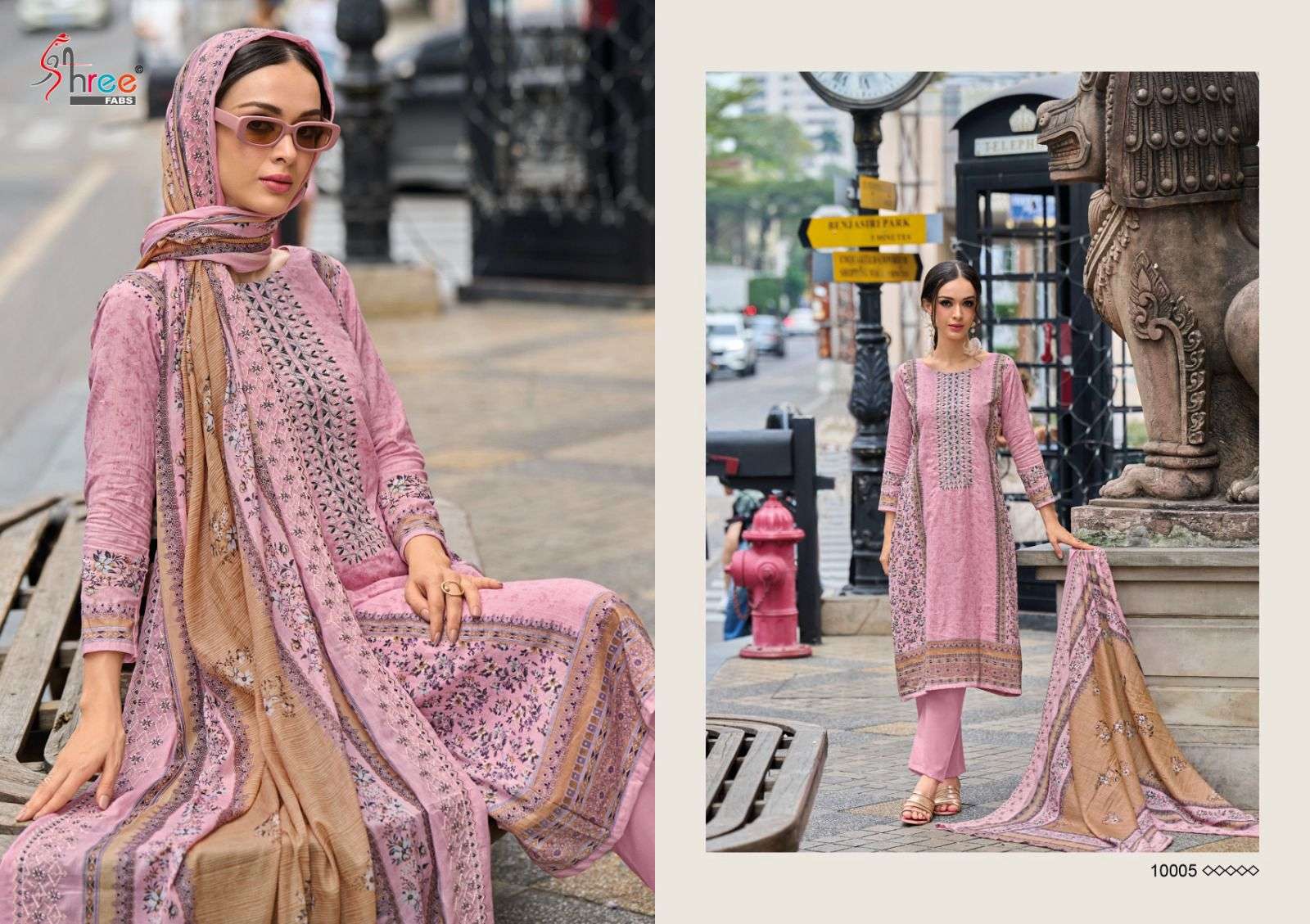 SHREE FABS PRESENTS NEW CATALOUGE BIN SAEED  LAWN COLLECTION VOL 10