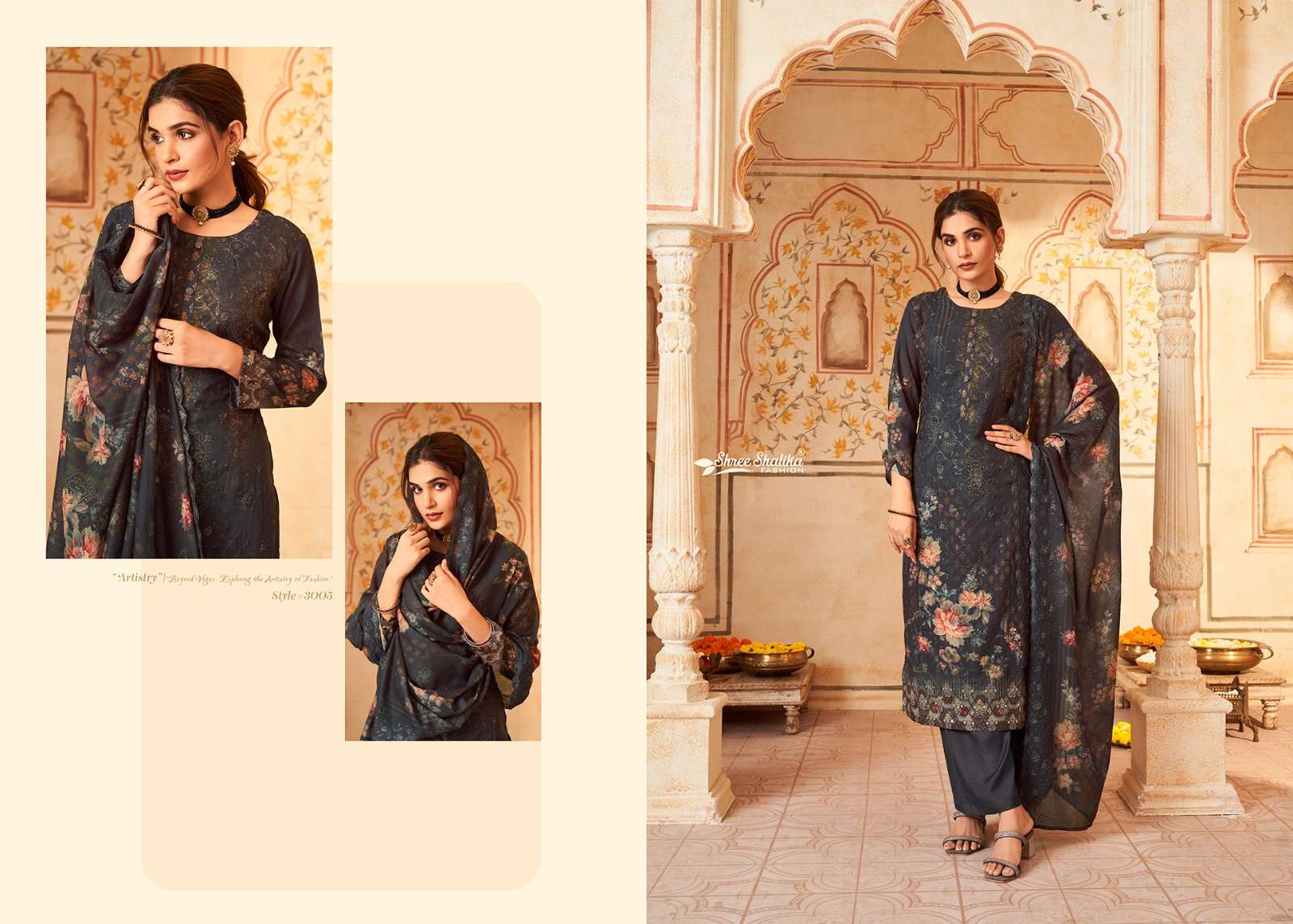 SHREE SHALIKA FASHION PRESENTS NEW CATALOUGE MAHJABEEN VOL-3