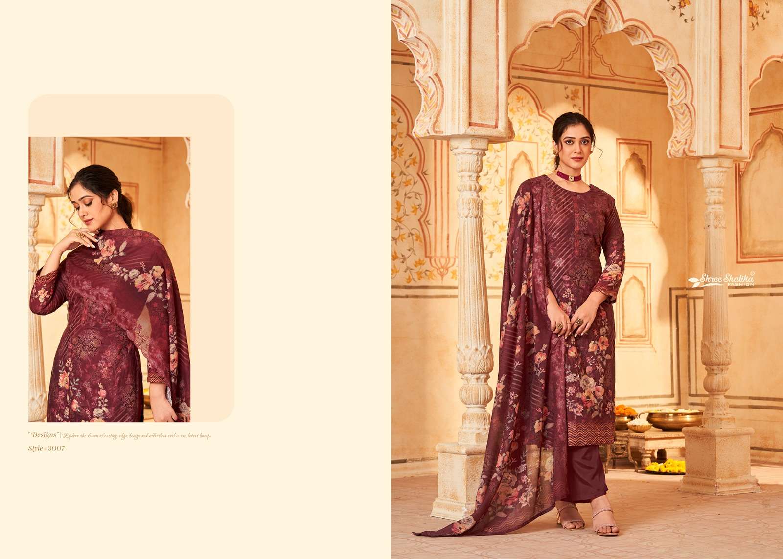 SHREE SHALIKA FASHION PRESENTS NEW CATALOUGE MAHJABEEN VOL-3